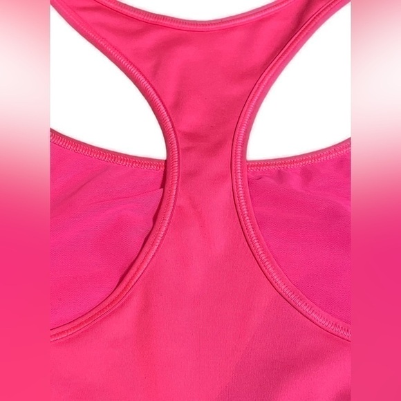💓Victoria Secret Victoria Sport Sports Bra The Player Pink & Black Size Medium - Picture 9 of 16
